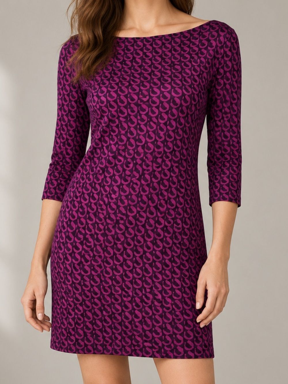 Diane von Furstenberg Silk Jersey Ruri Tunic Dress Sz. 6